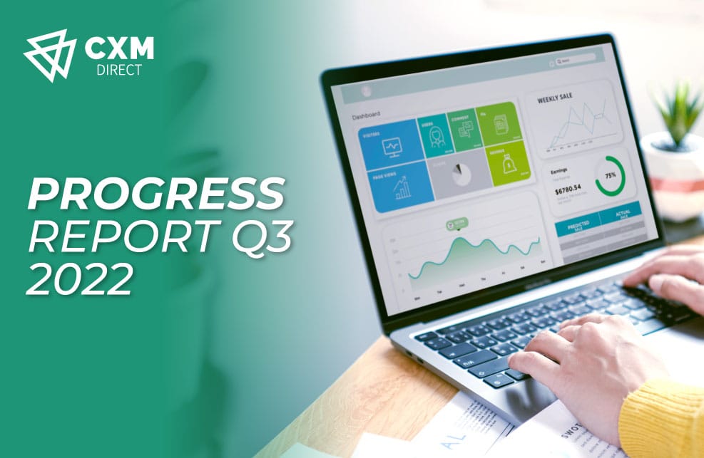 Báo cáo tiến độ quý 3/2022 của CXM Direct