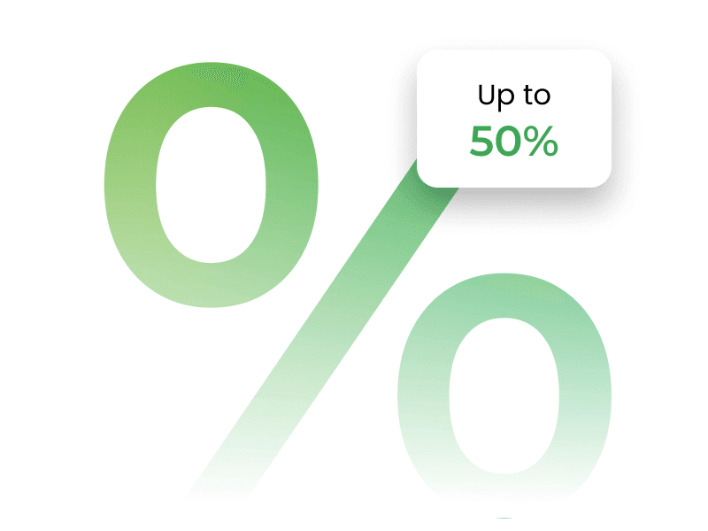 Hình minh họa hoa hồng lên đến 50%